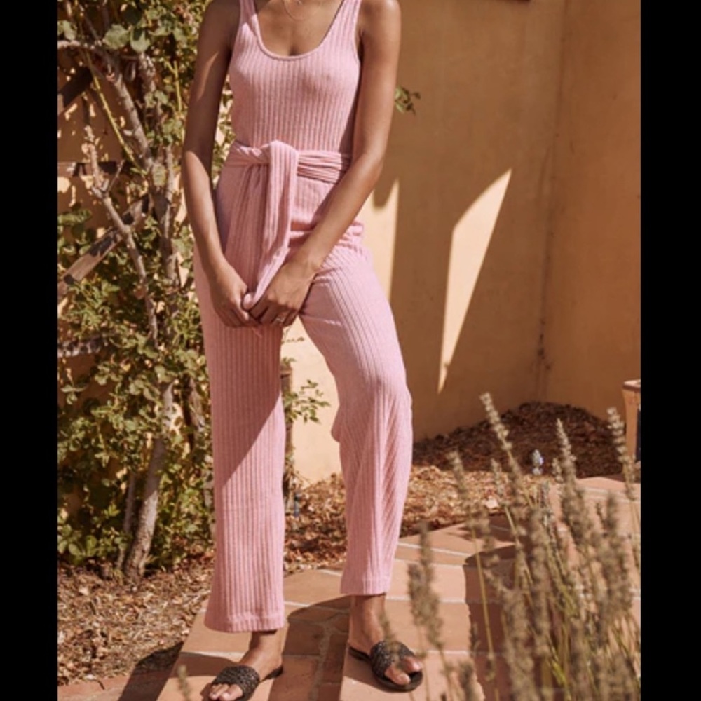 Saylor Molly Jumpsuit in Rose Size XS